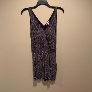 H&M Navy/White Romper (M)